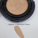 CUSKIN inovatyvus cushion makiažo pagrindas su keičiamu užpildu SPF50+ PA+++, 15g + 15g