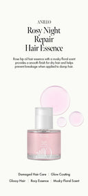 AnillO Rosy Night Repair plaukų esencija pažeistiems plaukams, 50ml