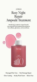 AnillO Rosy Night Repair atkuriamoji plaukų ampulė / kaukė, 200ml